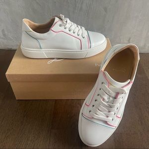 Christian Louboutin Vieirissima White Sneakers Size 40